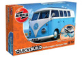  Airfix Quick Build VW Camper Van Blue 
