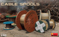 MiniArt 1/35 Cable Spools Model Kit   MiniArt 1/35 Cable Spools Model Kit