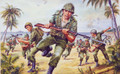  Airfix 1/76 WWII US Marines Figure Set 