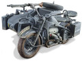 Italeri 1/9 German Zundapp KS750 with Sidecar 