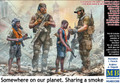  Master Box 1/35 Somewhere On Our Planet Sharing a Smoke Model Kit 