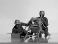 Icm ICM 1/35 WWII German MG08 MG Team 2 figures Model Kit 