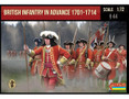  Strelets 1/72 British Infantry in Advance 1701-1714 Model Figures 