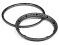  HPI Racing Heavy Duty Bead Lock Rings, gunmetal, 2pcs 