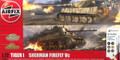  Airfix 1/72 Classic Conflict Tiger I vs Sherman Firefly Gift Set 
