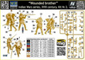  Master Box 1/35 Wounded Brother Indian Wars Series Model Kit 