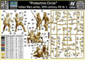  Master Box 1/35 Protective Circle Indian Wars Model Kit 