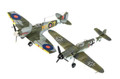  Revell 1/72 Combat Set Bf 109G-10 & Spitfire Mk.V Starter Set 