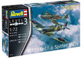  Revell 1/72 Combat Set Bf 109G-10 & Spitfire Mk.V Starter Set 