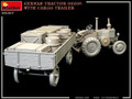  MiniArt 1/35 German Tractor D8506 With Trailer Model Kit 