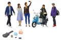  Tamiya 1/24 Campus Friends Model Figures 