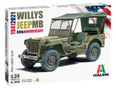  Italeri 1/24 Willys Jeep 80th Anniversary 