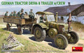 MiniArt 1/35 German Tractor D8506 with Trailer & Crew 