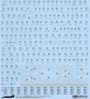  Tamiya 1/48 F-4 Phantom II Stencil Decal Set A 