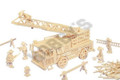  Matchitecture Fire Engine Matchstick Model 