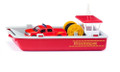  Siku 1/50 Fire Brigade Working Boat Diecast Model 