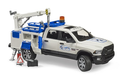  Bruder RAM 2500 Service Truck with Rotating Beacon Light 