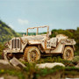  Rokr Army Jeep 3D Wooden Puzzle Model Kit 