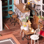  Rolife Simon's Coffee Shop Wooden Diorama Kit 