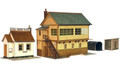  Superquick 1/76 Signal Box and Coal Order Office Card Building Kit 