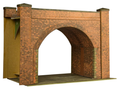  Superquick 1/76 Low Relief Embankment Arches (Red Brick) Card Building Kit 
