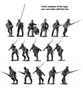  Perry Miniatures 28mm American Civil War Confederate Infantry 1861-1865 