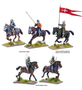  Perry Miniatures 28mm Hundred Years War Agincourt Mounted Knights 1415-1429 
