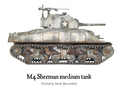  Warlord Games 28mm Bolt Action M4 Sherman Medium Tank 