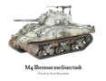  Warlord Games 28mm Bolt Action M4 Sherman Medium Tank 
