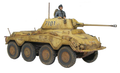  Warlord Games 28mm Bolt Action Sd.Kfz.234/2 Puma Armoured Car 