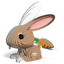  Eugy Rabbit Card 3D Puzzle 
