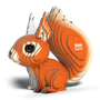  Eugy Squirrel Card 3D Puzzle 