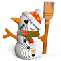 Eugy Snowman Card 3D Puzzle   Eugy Snowman Card 3D Puzzle