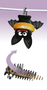  Eugy 93 Bat Card 3D Puzzle 
