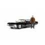 Jada 1/24 1967 Chevy Impala with Dean Winchester Figure Diecast Model   Jada 1/24 1967 Chevy Impala with Dean Winchester Figure Diecast Model