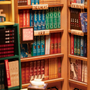  Rolife Bookstore 3D Creative Bookend 