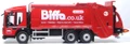  Oxford Diecast 1/76 Dennis Eagle Olympus Refuse Truck Biffa Diecast Model 