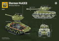  Build Army 1/33 M4A3E8 Sherman Easy Eight Medium Tank 
