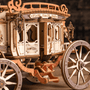  Rokr Stagecoach Mechanical Music Box 3D Wooden Model Kit 
