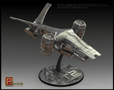  Pegasus Hobbies 1/32 Terminator 2 Aerial Hunter Killer Model Kit 
