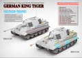 Rye Field Models 1/35 Pz.Kpfw.VI Ausf.B King Tiger Upgraded Kit   Rye Field Models 1/35 Pz.Kpfw.VI Ausf.B King Tiger Upgraded Kit