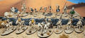  Wargames Atlantic 28mm Classic Fantasy - Skeleton Cavalry and Chariots 