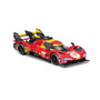  Burago 1/43 Ferrari Racing 499p Le Mans Hypercar 2024 AF Corse #50 Hard Case Diecast Model 