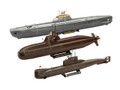  Revell 1/144 70 Years of Bundeswehr - Submarines - Wilhelm Bauer, Type 206A, and Class 2 