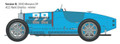  Italeri 1/12 Bugatti Type 35B - Targa Florio '29 / Monaco GP '30 