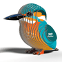  Eugy 121 Kingfisher Card 3D Puzzle 