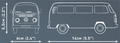  Cobi Volkswagen T2B Bus 