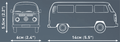  Cobi Volkswagen T2B Bus 