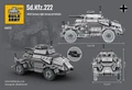  Build Army 1/33 Sd.Kfz.222 Armoured Car 