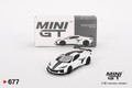  Mini GT 1/64 Chevrolet Corvette Z06 2023 Arctic White (RHD) 
